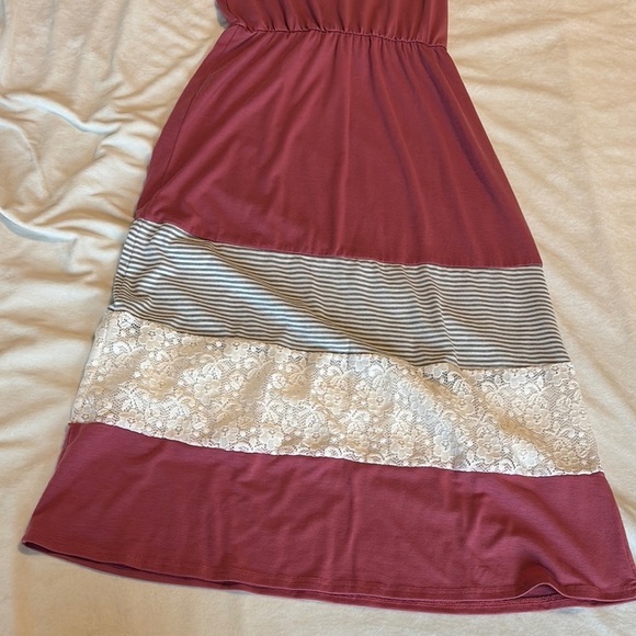 Jenna & Jesse summer dress with lace details size youth 8 - Picture 9 of 10